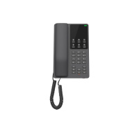 Grandstream GHP621W, hotelový VoIP telefon, 2 linky, 2 SIP účty, Wi-Fi, HD Audio, 3 cestná konference, Černý