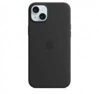 APPLE iPhone 15 Plus Silicone Case with MagSafe - Black