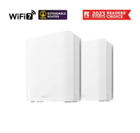 ASUS ZenWifi BT8 2-pack, WiFi7 Extendable Router, AiMesh, 1x WAN, 3x LAN, 1x 3.0