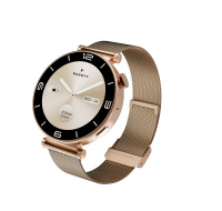 Garett Smartwatch Rose Gold Mesh steel