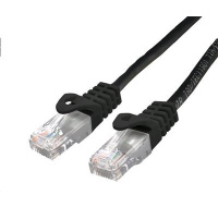 C-TECH kabel patchcord Cat6, UTP, černý, 3m