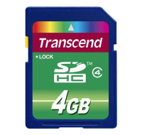 TRANSCEND SDHC karta 4GB Class 4