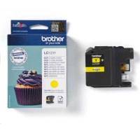 BROTHER INK LC-123Y yellow cca 600