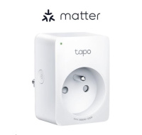 TP-Link Tapo P110M chytrá WiFi mini zásuvka (3680W,16A,2,4 GHz,BT,Matter certified)