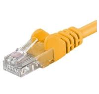 PremiumCord Patch kabel UTP RJ45-RJ45 CAT6 7m žlutá