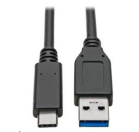 PremiumCord kabel USB-C - USB 3.0 A (USB 3.2 generation 2, 3A, 10Gbit/s) 0.15m