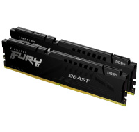 KINGSTON DIMM DDR5 32GB (Kit of 2) 6000MT/s CL30 ECC FURY Beast XMP Černá