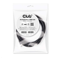 Club3D Kabel mini DisplayPort 1.2 4K60Hz UHD HBR2 (M/M), 2m