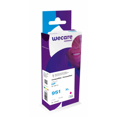 WECARE ARMOR cartridge pro HP Officejet 8100, 8600 (CN047AE), červená/magenta, 30ml, 2070str