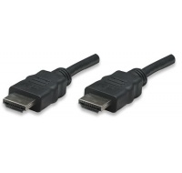 MANHATTAN kabel High Speed HDMI 3D, Male to Male, stíněný, černý, 10m