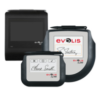 Evolis Sig100, 10.5 cm (4''), display