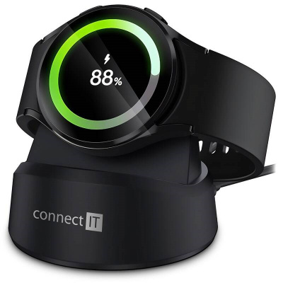 CONNECT IT Bezdrátová nabíječka WatchCharger pro Samsung Watch, Černá