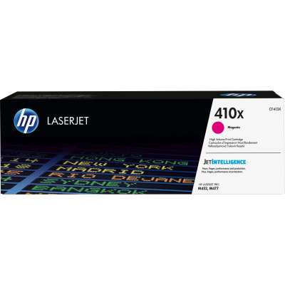 HP 410X Magenta LJ Toner Cart, CF413X (5,000 pages)