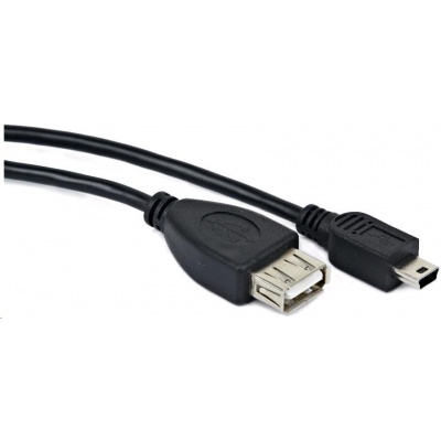 GEMBIRD Kabel USB 2.0 A-Mini B OTG 15cm (F/M, pro tablety a smartphone)