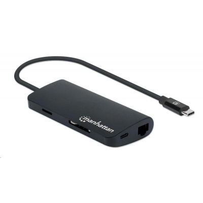 MANHATTAN Adapter SuperSpeed USB-C Male na HDMI Female, černá