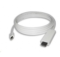 PREMIUMCORD Kabel Mini DisplayPort - HDMI 1m, bílý