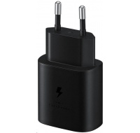 Samsung cestovní nabíječka EP-TA800XBE, Quickcharge 25W, kabel USB-C, černá