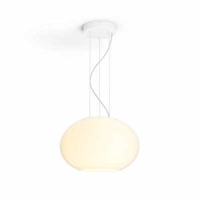 PHILIPS Flourish Závěsné svítidlo, Hue White and color ambiance, 230V, 1x39.5W integr.LED, Bílá