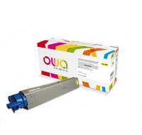 OWA Armor toner pro OKI C3300, C3400, C3450, C3600, 2500 Stran, 43459329, žlutá/yellow