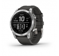 Garmin fenix® 7 – Standard Edition, Silver / Black Band