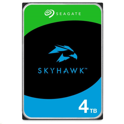 SEAGATE HDD 4TB SKYHAWK (SURVEILLANCE), 3.5", SATAIII, 5400 RPM, Cache 256MB, CMR