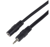 PremiumCord Kabel prodlužovací Jack 2.5mm- Jack 2.5mm M/F 2m - 2.5mm stereo male <=> 2.5mm stereo female -