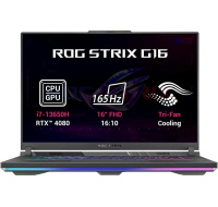 ASUS NTB ROG Strix G16 (G614JZ-NEBULA014), I9-13980HX, 16" 2560 x 1600, 32GB, 1TB SSD, RTX 4080, bez OS, Gray