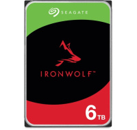 SEAGATE HDD 6TB IRONWOLF (NAS), 3.5", SATAIII, 5400 RPM, Cache 256MB, CMR