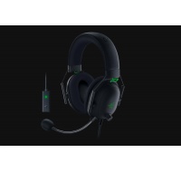 RAZER sluchátka s mikrofonem BlackShark V2, Wired Esports Headset + USB Mic Enhancer