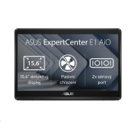 ASUS PC AiO ExpertCenter E1 (E1600WKAT-BA041M), N4500, 15.6" 1920 x 1080, 4GB, 128GB SSD, UHD, RS-232, No OS, Black