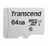 TRANSCEND MicroSDXC karta 64GB 300S, UHS-I U1, bez adaptéru