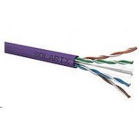 Instalační kabel Solarix UTP, Cat6, drát, LSOH, cívka 500m SXKD-6-UTP-LSOH