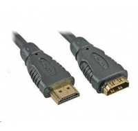 PREMIUMCORD Kabel prodlužovací HDMI - HDMI 2m, zlacené konektory