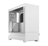 FRACTAL DESIGN skříň Pop Silent White TG Clear Tint, 2x USB 3.0, bez zdroje, ATX