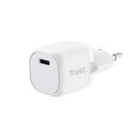 TRUST nabíječka 20W Maxo, USB-C, Nabíječka do zdi, bílá