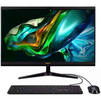 ACER PC AiO Aspire C24-1800, i3-1305U, 23,8" FHD,8GB, 512GB M.2 SSD,Intel UHD,W11Pro,USB KB+mouse,Black