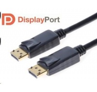 PREMIUMCORD DisplayPort 1.2 přípojný kabel M/M, zlacené konektory, 3m