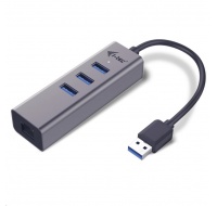 i-tec USB 3.0 Metal HUB 3 Port + Gigabit Ethernet Adapter