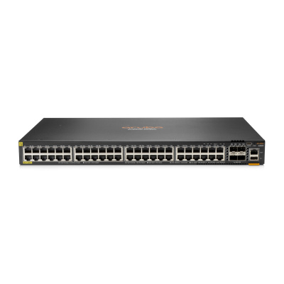 HPE Aruba Networking CX 6300F 48-port 1GbE Class 4 PoE and 4-port SFP56 Switch JL665A RENEW