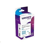 WECARE ARMOR cartridge pro HP Officejet 6100, 6600 (K10306W4), černá/black+1C+1M+1Y/HC, 3x12ml, 1x30