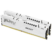 KINGSTON DIMM DDR5 32GB (Kit of 2) 6800MT/s CL34 ECC FURY Beast EXPO Bílá