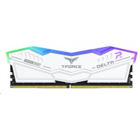 T-FORCE DIMM DDR5 32GB (Kit of 2) 6400MHz CL40 DELTA RGB Bílá