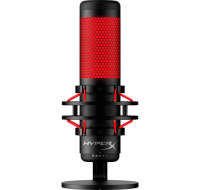 HyperX QuadCast - USB Microphone (Black-Red) - Red Lighting (HX-MICQC-BK) - Mikrofon