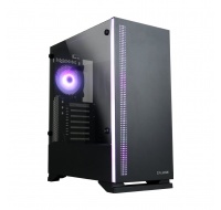 ZALMAN skříň S5 Black,  ATX bez zdroje , RGB