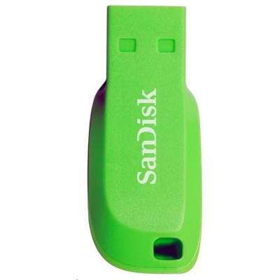 SanDisk Flash Disk 64GB Cruzer Blade, USB 2.0, zelená