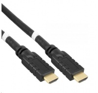 PREMIUMCORD Kabel HDMI High Speed with Ether.4K@60Hz, se zesilovačem, 7m, 3x stínění, M/M, zlacené kon.