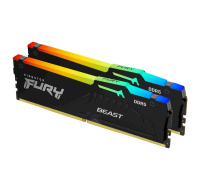 KINGSTON DIMM DDR5 64GB (Kit of 2) 5200MT/s CL40 FURY Beast RGB