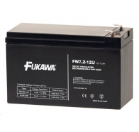 Baterie - FUKAWA FW 7,2-12 F2U (12V/7,2 Ah - Faston 250), konektor - 6.3mm, životnost 5let