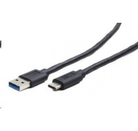 GEMBIRD USB 3.0 AM na Type-C kabel (AM/CM), 1m, černý