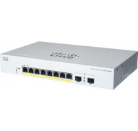 Cisco switch CBS220-8P-E-2G (8xGbE,2xSFP,8xPoE+,65W,fanless)